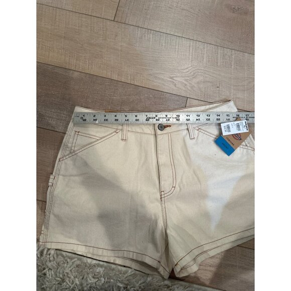 Dickies Juniors Natural Canvas High-Waisted Shorts New 9 / 29 - Picture 5 of 9